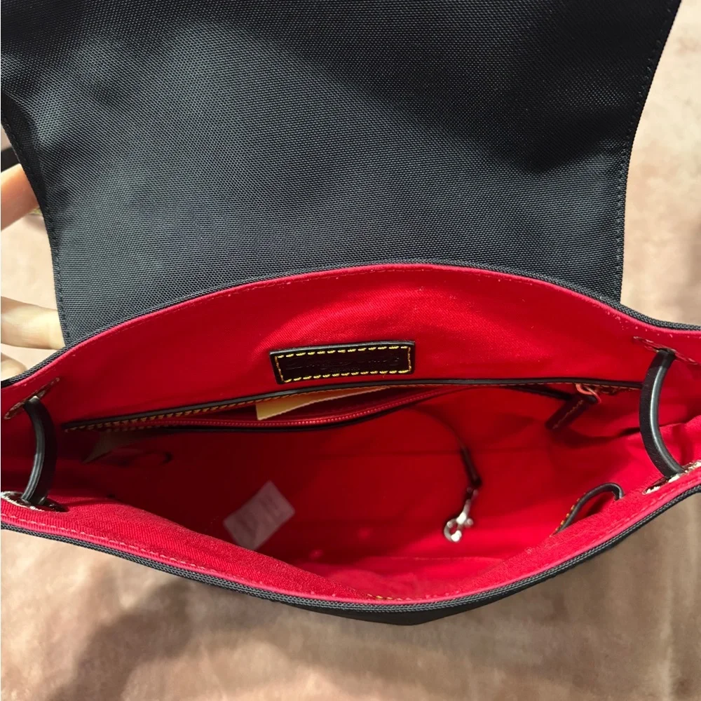 Dooney & Bourke Nylon Flap Backpack Black